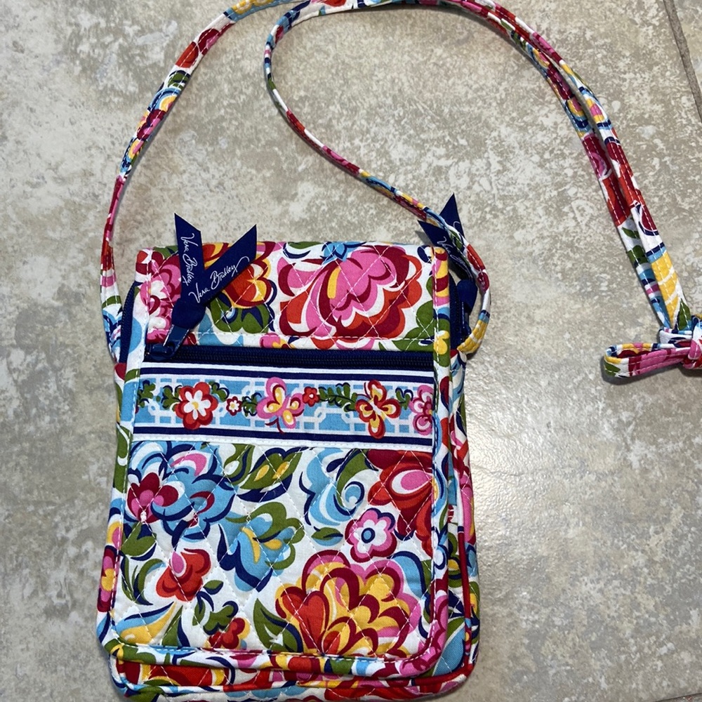 Vera Bradley Floral Quilted Crossbody